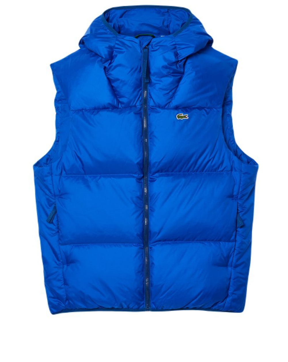 Мужская теннисная жилетка Lacoste Water-Repellent Short Puffed - небесный