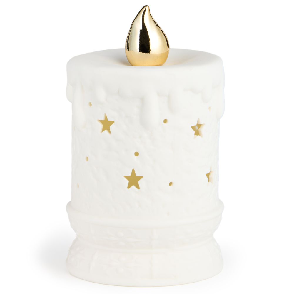 СТАТУЭТКА "СВЕЧА" С LED-ПОДСВЕТКОЙ 8,8Х8,8Х14,8 СМ