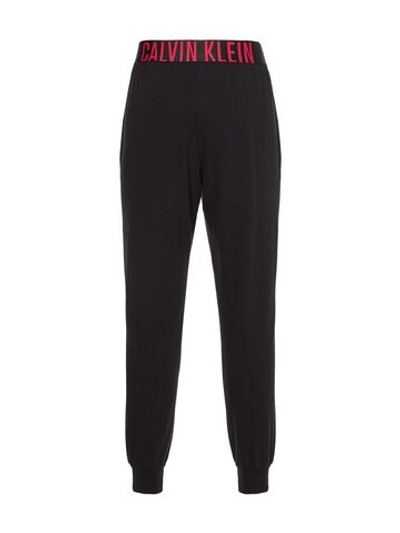 Мужские теннисные штаны Calvin Klein Jogger - black w/strawberry shake