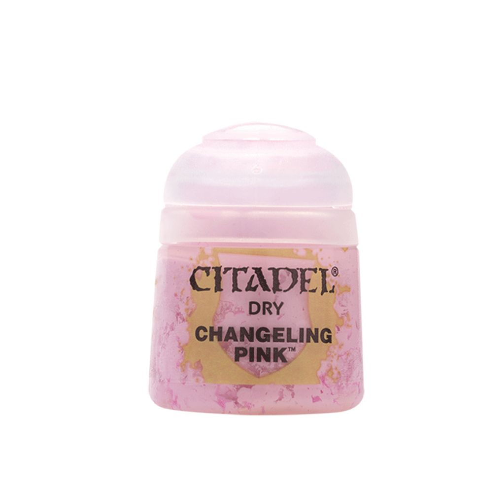 Краска акриловая Citadel Dry Changeling Pink - 12мл.