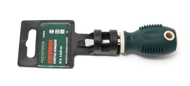 Отвертка шлицевая магнитная ''Profi''S2 SL5.5х30мм, на пластиковом держателе RockForce##Rock FORCE RF-70355030