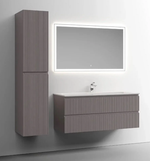 Тумба подвесная SANCOS Snob T 1195х445х500, c двумя ящиками оснащенными доводчиками, Doha Soft, арт.SNT120SM