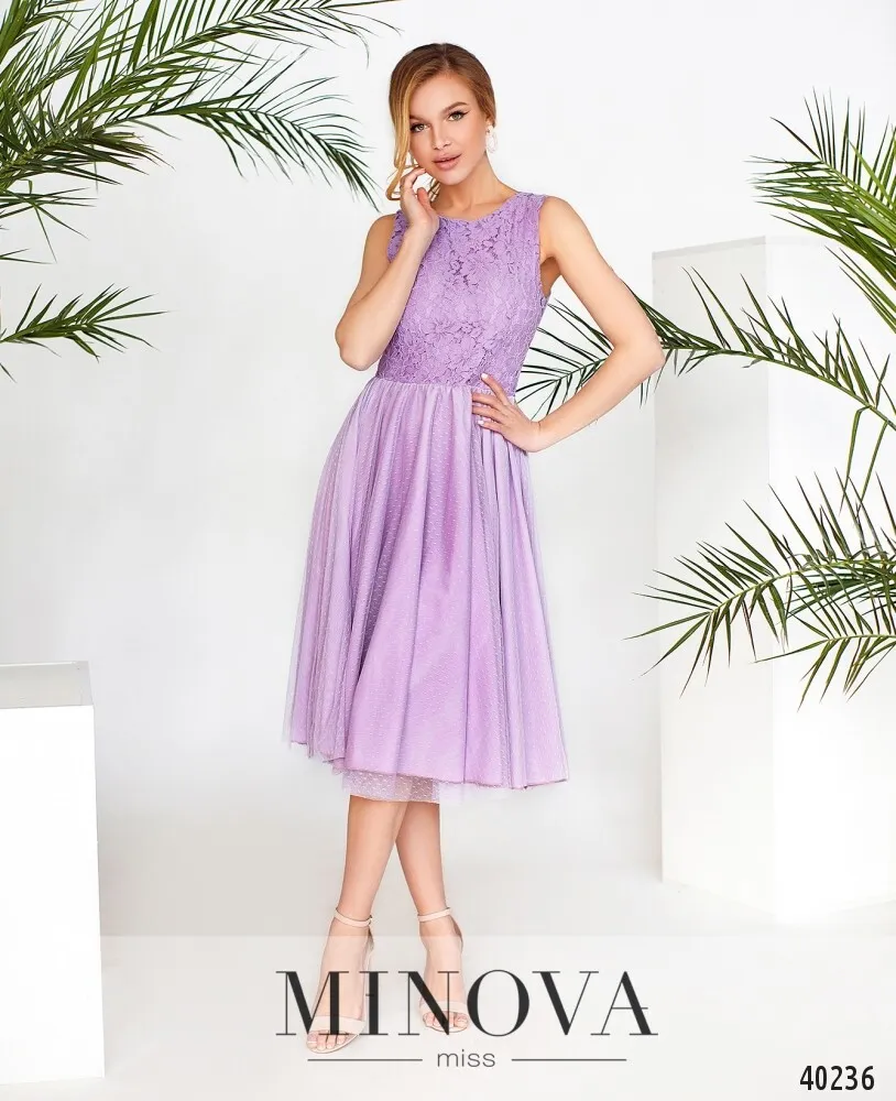 Платье 3143-сиреневый Minova