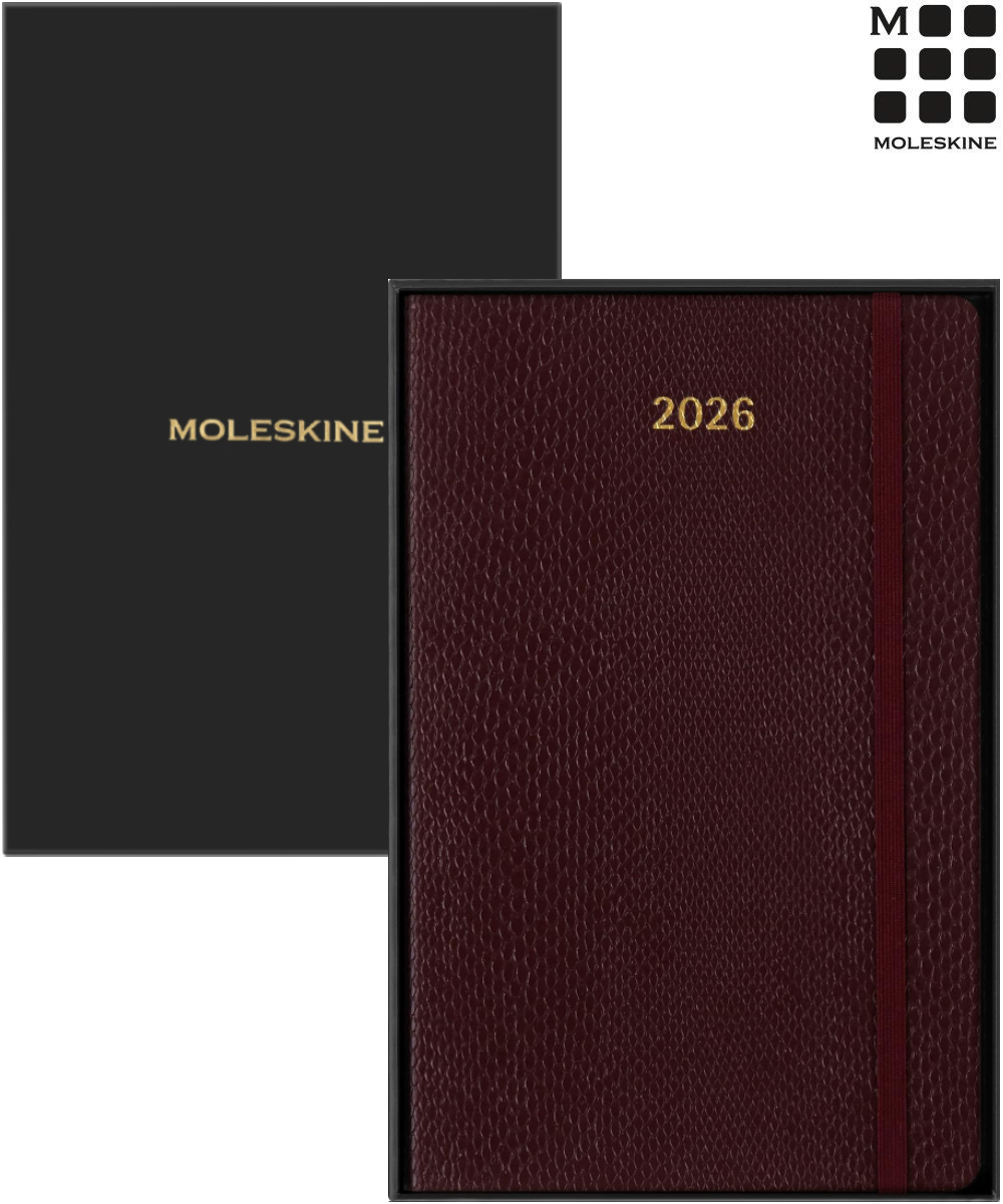 Еженедельник Moleskine PRECIOUS & ETHICAL MAMBA Large 130х210мм обложка экокожа 144 стр бургунди (DSPRETF3712WN3)