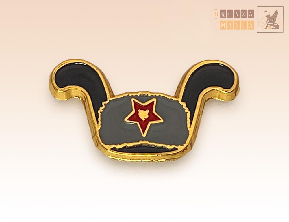 значок Шапка ушанка