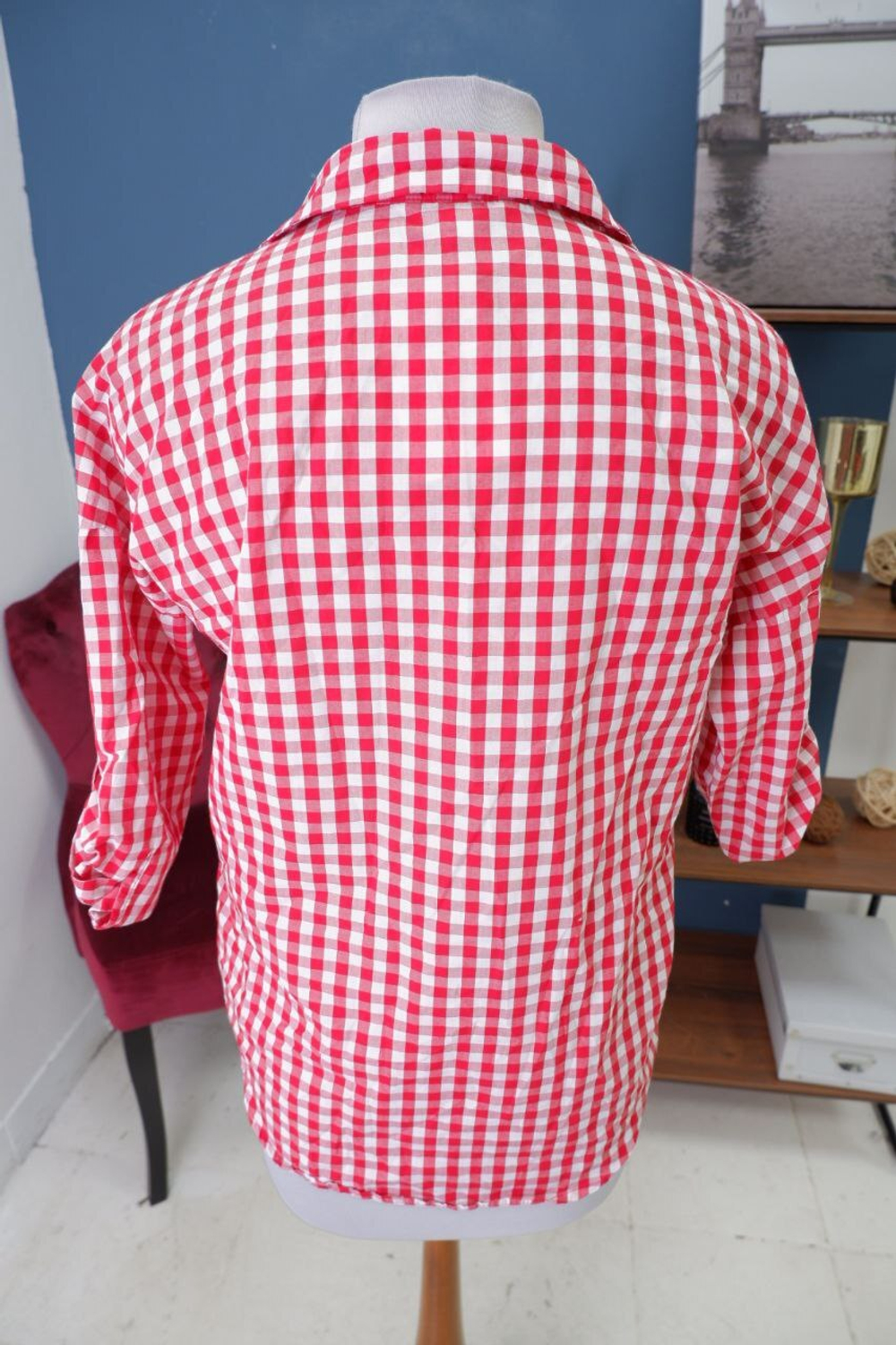 Рубашка Ostin в клетку 42 размер