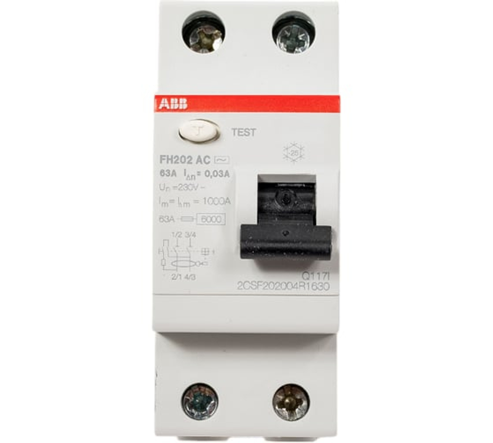 УЗО 2 мод. FH202 АС-63 30 мА