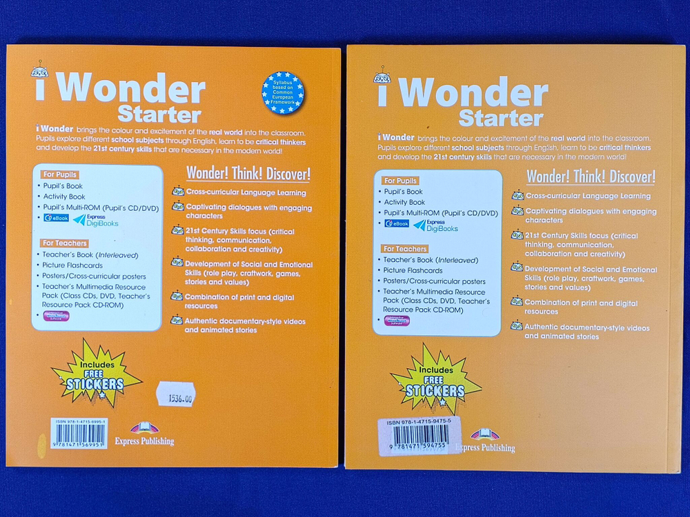 i-WONDER STARTER Комплект: учебник+тетрадь+Digibook code