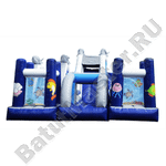 Надувная полоса препятствий "Морские приключения"