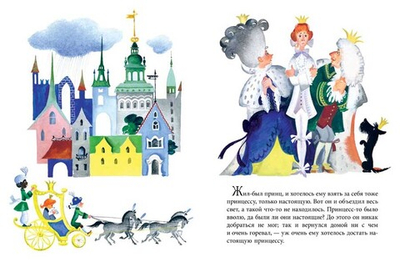 Странички-невелички "Принцесса на горошине"