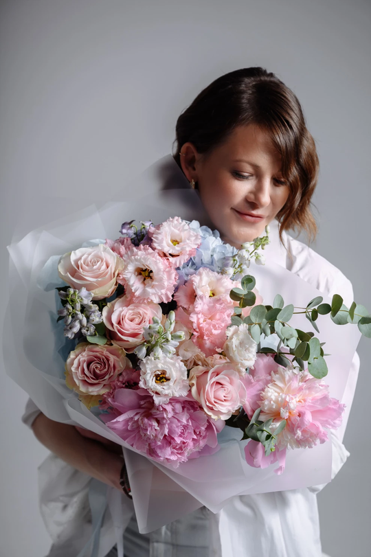 Букет "Розовое шампанское"