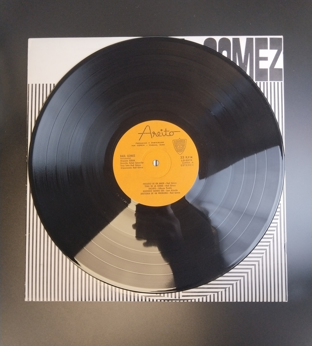 LP Raul Gomes - instrumental. Джаз. Виниловая пластинка 12 дюймов. Куба 1977 год