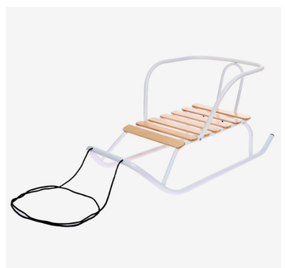 Санки «Ветерок 1», цвет белый