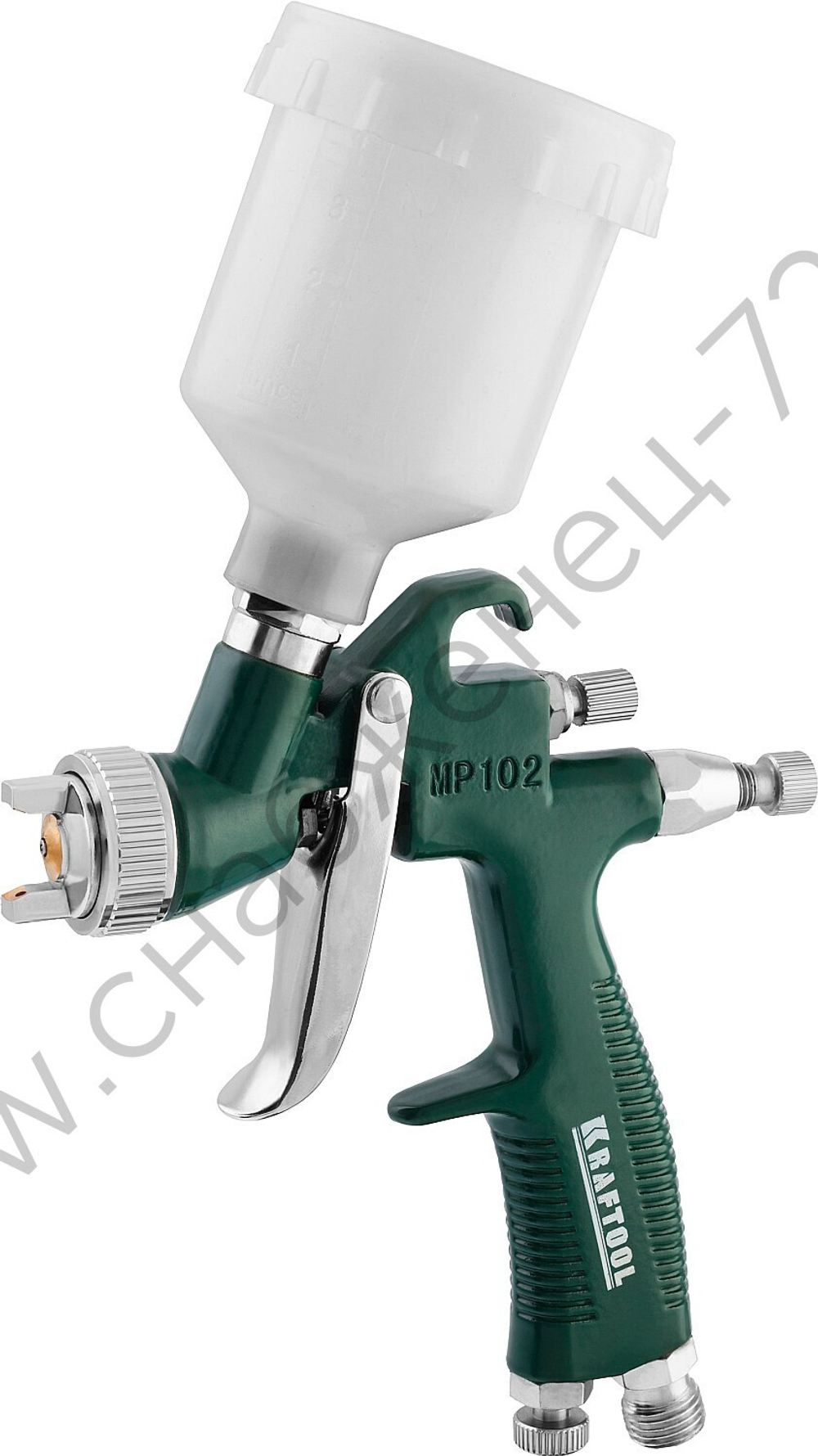 KRAFTOOL AIRKRAFT MINI, HVLP, 1 мм, пневматический краскопульт с верхним бачком (06565-1.0)