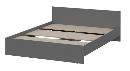 Денвер Кровать (1,6х2,0) с осн (Графит серый ) SV Мебель