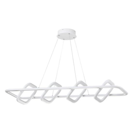 359184 OVER NT23 312 белый Светильник подвесной диммируемый, в комплекте пульт ДУ IP20 LED 4000К 175W 220V ONDO