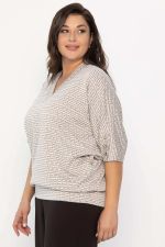 Джемпер трикотажный Вэнсдей (бежевый) Б14485-4М LT Collection (Акция)