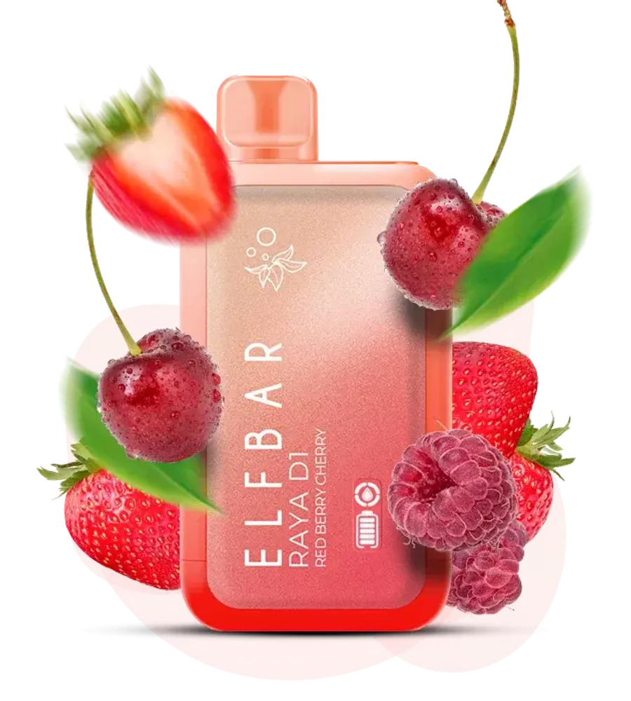 ELF BAR RAYA D1 - Red Berry Cherry (5% nic)