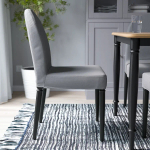 Стул - IKEA DANDERYD, 92х57 см, серый/черный, ДАНДЭРЮД ИКЕА