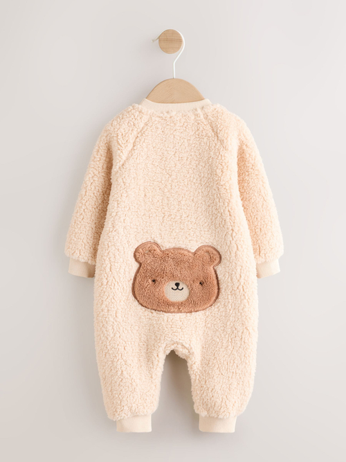 Комбинезон / Cлип флисовый для малышей Next F44-923, Бежевый