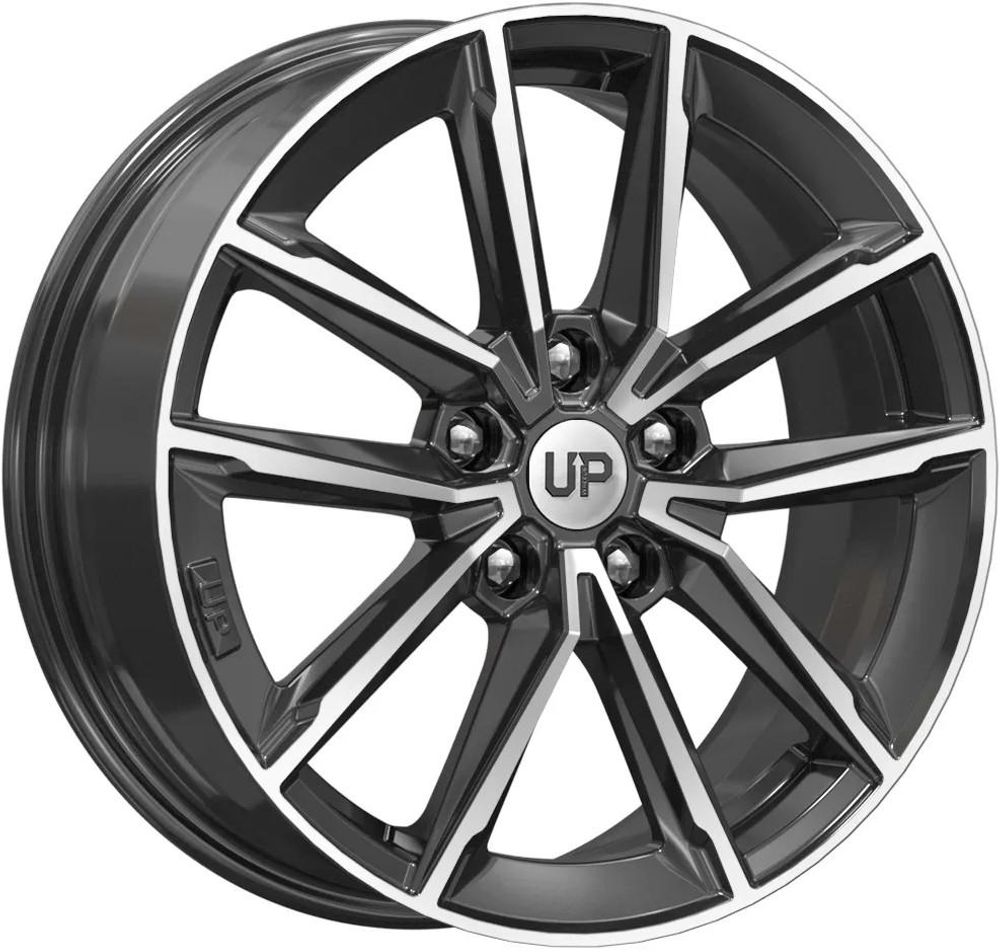 Wheels UP Up104 6.5x17 5x114.3 ET 45 Dia 64.1 (BFP)