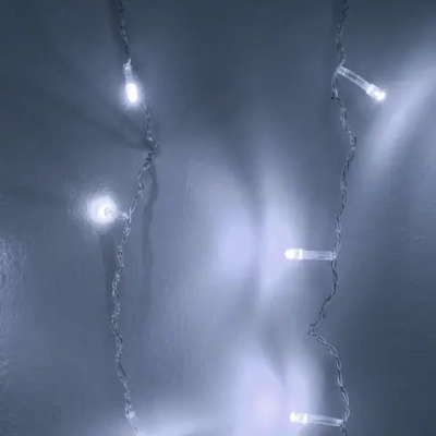 Гирлянда для дома БАХРОМА «Мерцание Premium» ш3м* в0,3/0,5 м 120 ламп LED, прозрачн.провод, 1реж,, IP-40, Белый (возможность соединения)