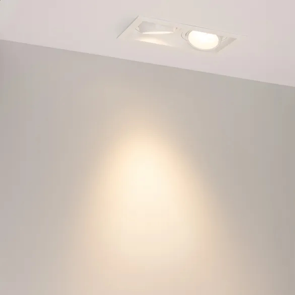 Светильник MS-VORTEX-BUILT-S210x117-2x20W Warm3000 (WH-WH, 40 deg, 230V) (Arlight, IP20 Металл, 5 лет) 057763