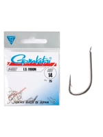 Крючки Gamakatsu LS-1100N HOOKS NICKEL размер 12 (упк.25шт.)