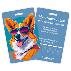 Карта Москвёнок ART №7 (проход + питание)