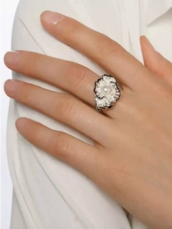 Ювелирные серьги серебро с жемчугом и эмалью