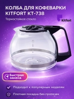 Колба для кофеварки Comfee R-402-1 (Philips, Kitfort, Tefal)