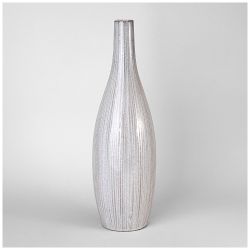 ВАЗА КЕРАМИЧЕСКАЯ 15*15*46,5 СМ ЦВЕТ: СЕРЫЙ