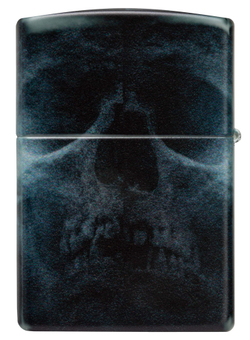 Зажигалка Zippo Compass Ghost с покрытием Glow In The Dark Green, латунь/сталь, черная, 38x13x57 мм