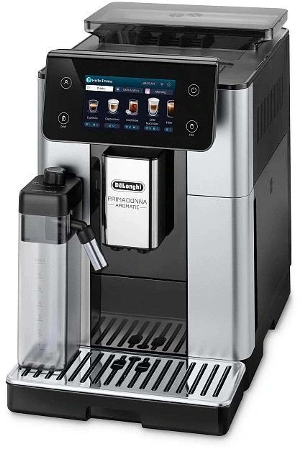 Кофемашина Delonghi Primadonna Aromatic ECAM630.75.TSM 1450Вт серебристый/черный