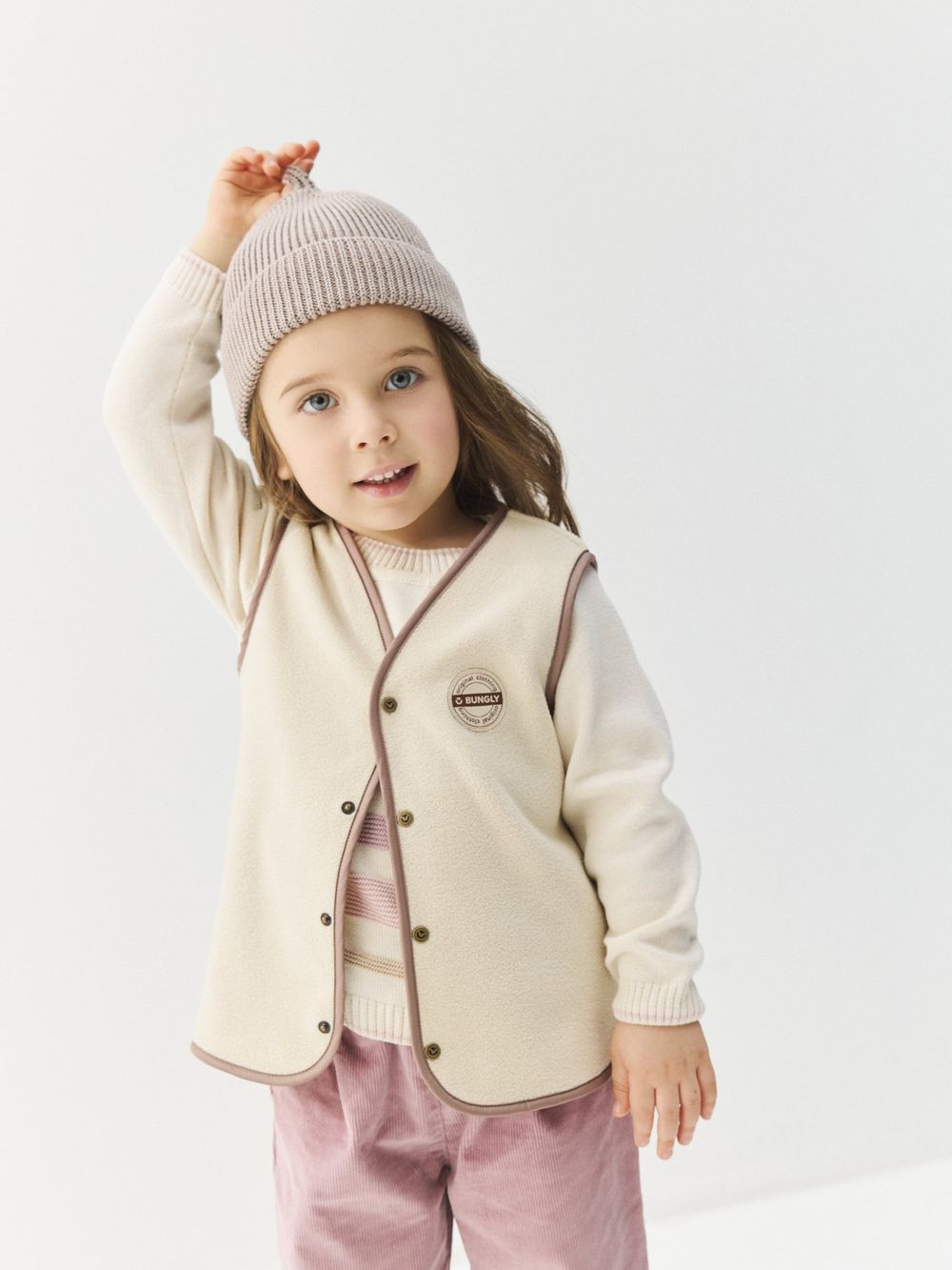 Жилет флисовый "Молоко" 0+