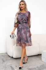 Платье Тутси (коричневый) Р11-1236 Nikol