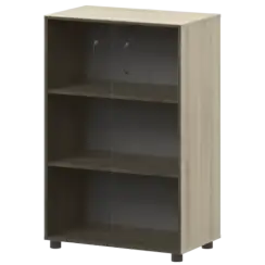 Стеллаж средний закрытый со стеклянными фасадами К-933,К-946,КФ-946 720x420x1215 Приоритет