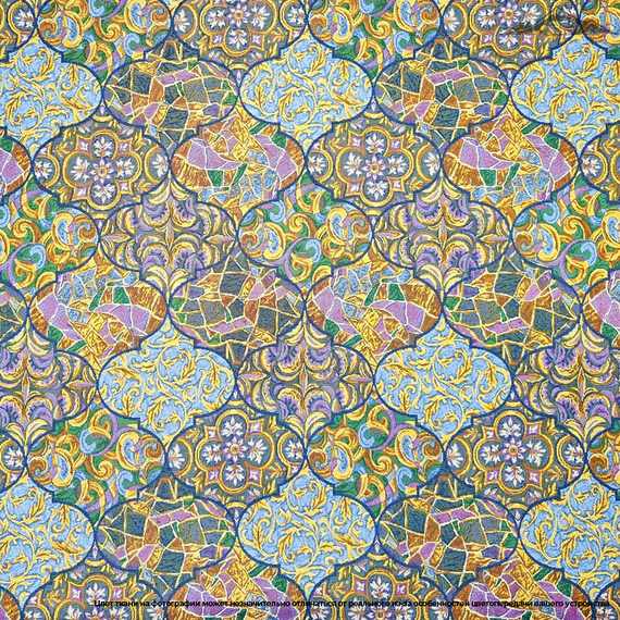 Ткань Гобелен premium — «Витраж 3»