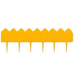 Бордюр "Кантри", 14 х 310 см, желтый, Россия, Palisad