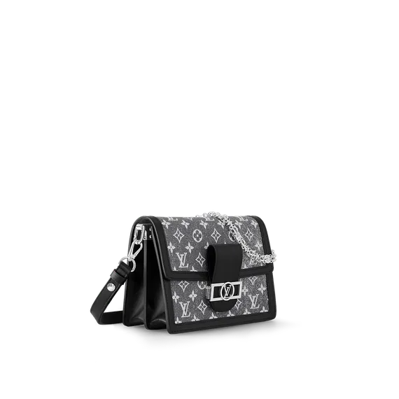 Сумка Louis Vuitton Dauphine MM серый