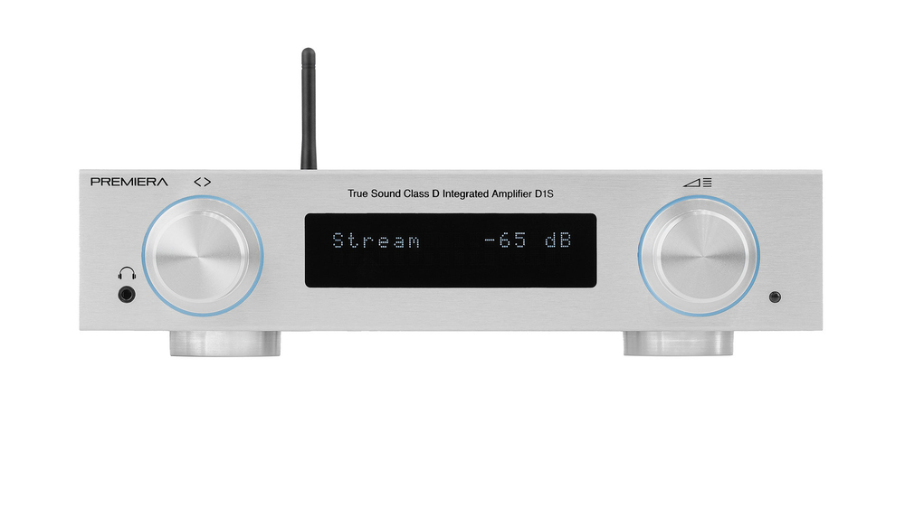 Premiera D1S Silver — интегральный стереоусилитель класса D с сетевым проигрывателем