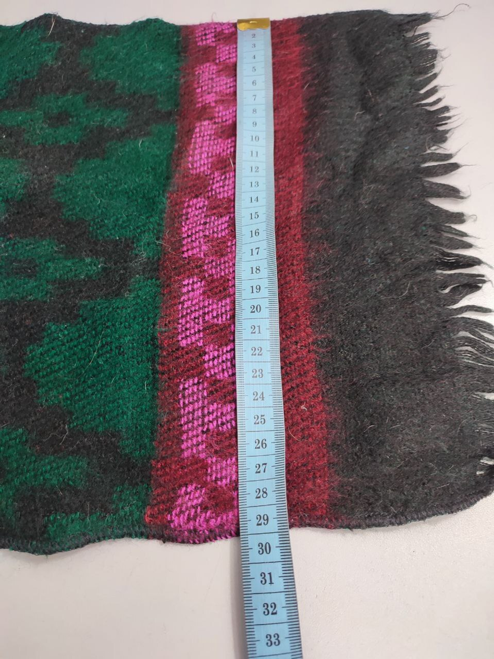 Шарф шерстяной в полоску