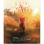 Тетрадь общая 96 листов на металлическом гребне "Лисёнок-Путешественник"