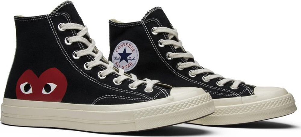 Comme de garcons converse black high top clearance