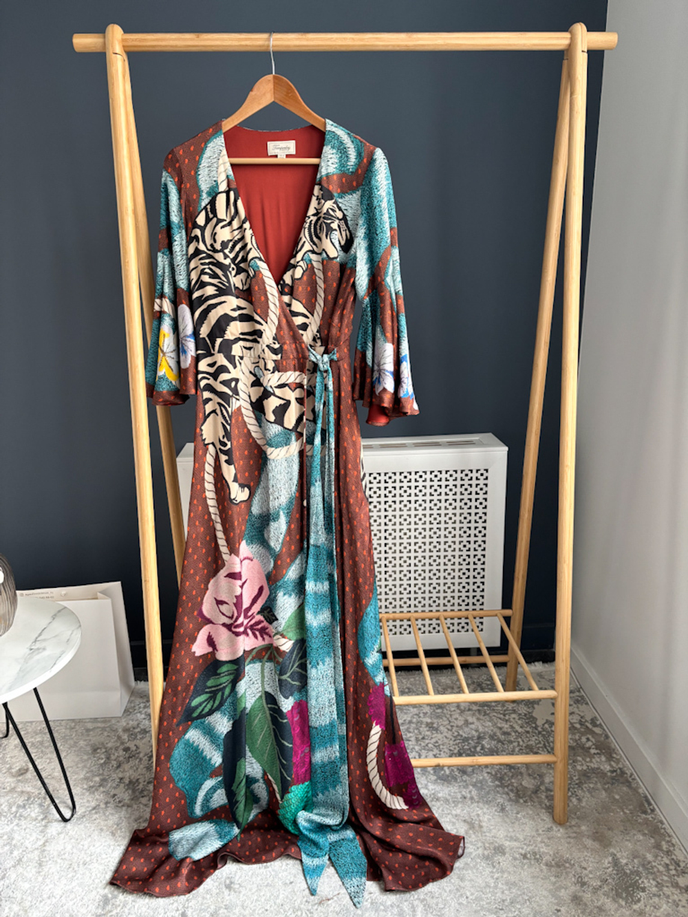Платье Temperley из вискозы и шелка, L