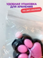 Антистресс игрушка Таба сквиш хомячок лапка сквиши с флоком