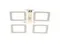 2581/4 WHITE (1) Люстра (RL)