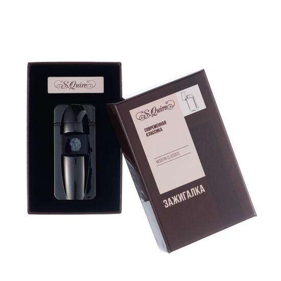 Зажигалка S.Quire USB, сенсорная, графит