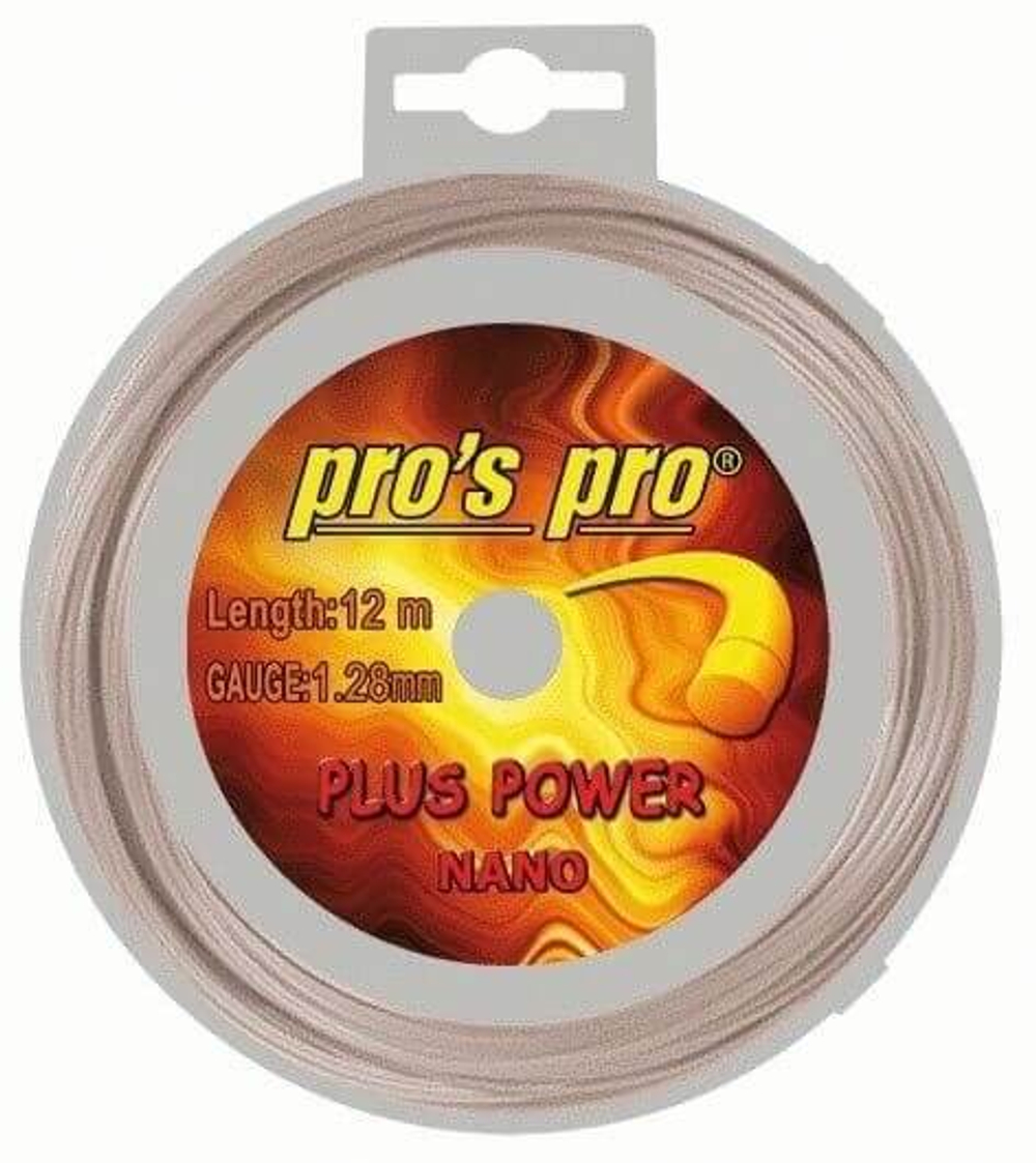 Теннисные струны Pro's Pro Plus Power (12 m) - белый