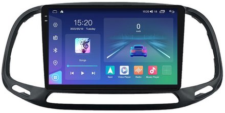 Магнитола для FIAT Doblo 2015+ - Parafar PF605U2K на Android 13, QLED+2K, ТОП процессор, 8Гб+128Гб, CarPlay, 4G SIM-слот